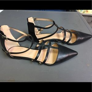 Black Gladiator flats!